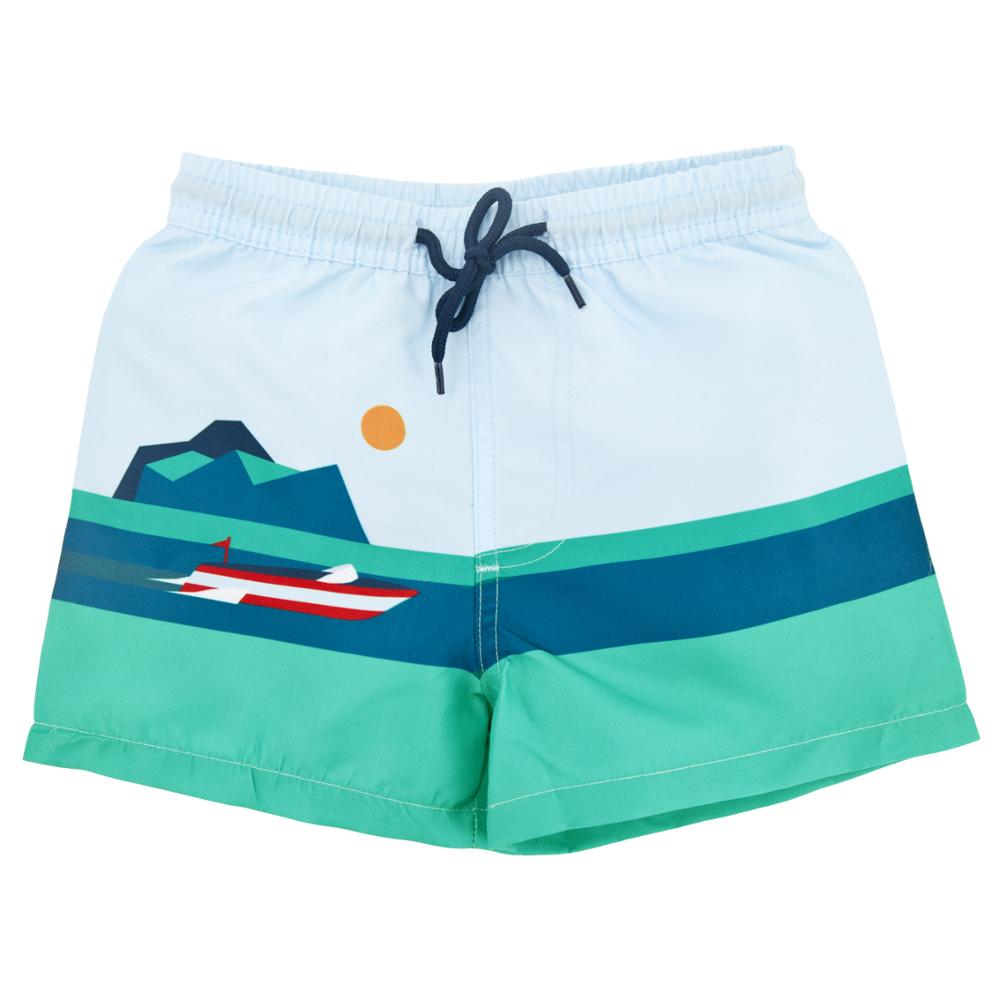 Лидер продаж Amazon, Заводская поставка, купальник из двух частей для маленьких мальчиков