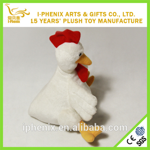 blanco promocional de la felpa <span class=keywords><strong>lindo</strong></span> juguete del <span class=keywords><strong>pollo</strong></span> - Product Image 3