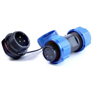 Ip67 outdoor waterproof 4pin 9 pin circular connector