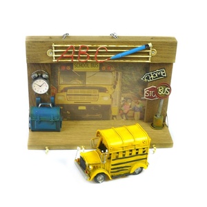 <span class=keywords><strong>Cadre</strong></span> photo en bois avec crochets, décoration murale, <span class=keywords><strong>cadre</strong></span> photo fait main, modèle <span class=keywords><strong>de</strong></span> bus scolaire, décoration <span class=keywords><strong>de</strong></span> bar à domicile, décoration <span class=keywords><strong>de</strong></span> café - Product Image 4