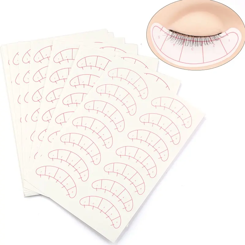 wholesale Eyelash Extension Training Patch Pads Paper Sticker For Beginner Practice Eye Patches Cheap wholesale price