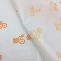 Papier d'emballage avec Logo personnalisé, 10 pièces, papier d'emballage alimentaire résistant à la graisse, vente en gros
