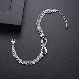 LUOTEEMI Thời Trang Twist Geometric Bracelet Bangles Cho Phụ Nữ Vàng-màu Pha Lê CZ Bracelet Đảng Jewelry Braceleiras Xung - Product Image 4