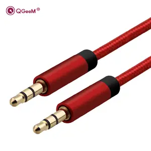 Promoción al por mayor para el iphone 7 cable de audio estéreo AUX cable 3.5mm enchufe