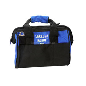 Kit di Sicurezza Breed per Bloccaggio Elettrico e Valvole, Set per la Gestione LOTO con Borsa Portautensili Blu di Alta Qualità - Product Image 4