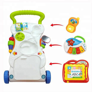 Jouets BO, trotteur d'apprentissage avec musique et lumière, poussette d'activité, trotteur pour bébé avec volant de voiture pour bébé - Product Image 6