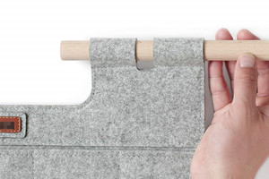 Organisateur <span class=keywords><strong>mural</strong></span> <span class=keywords><strong>de</strong></span> <span class=keywords><strong>bureau</strong></span> en feutre avec poches pour outils, papeterie et bricolage, motif porte-bonheur - Product Image 4