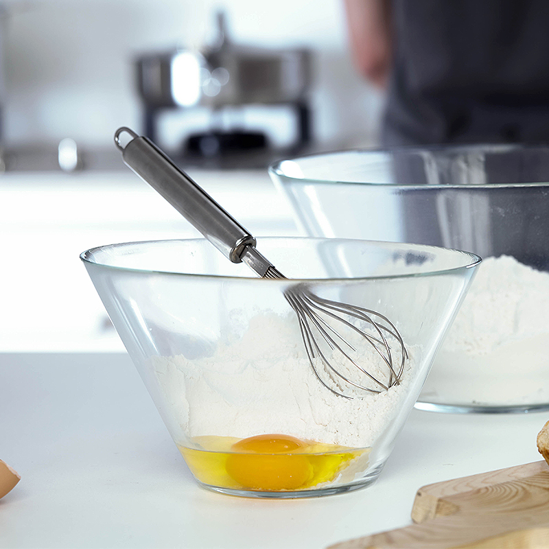 New products large glass salad bowl,Creative glass fruit bowl,microwave dessert glass bowl suits