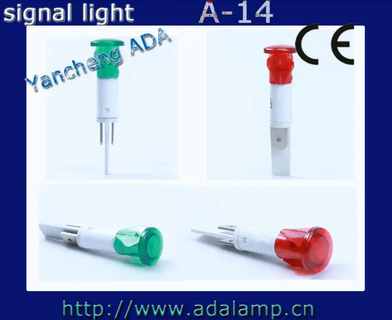 factory selling 10mm dia. A-14 flash led light
