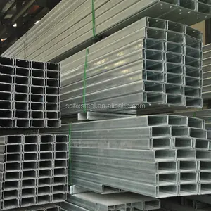 ss400 steel c channel metal studs sizes and track for partition