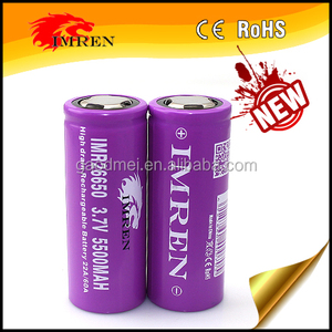 Gran stock en almacén ee.uu./26650 imren 5500 mAh LiFePO4 batería 60ah 3.7 V 26650 li-ion batería para juguetes eléctricos - Product Image 2