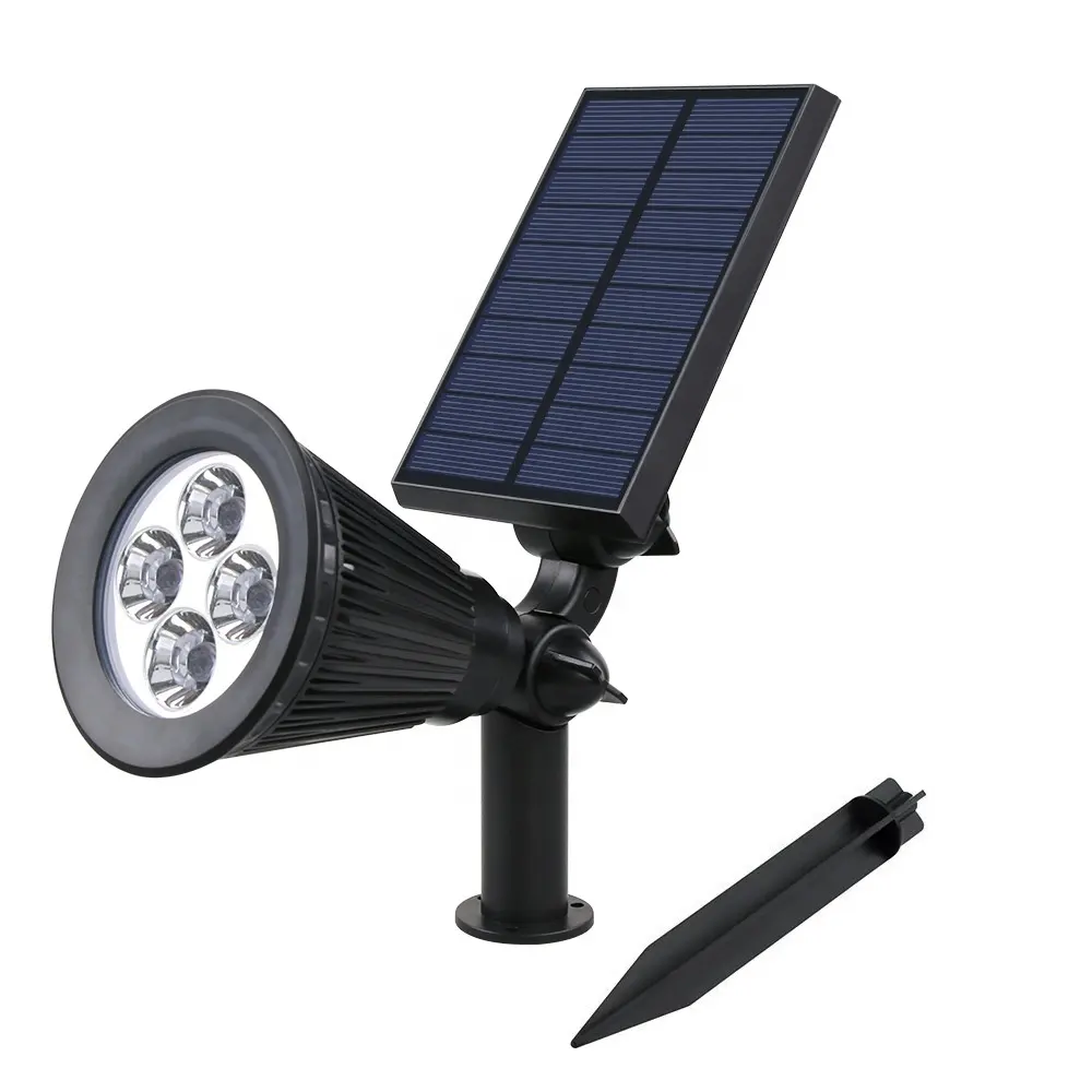 Energy saving decor Waterproof Garden line deco outdoor Led Landscape Solar spot yard lawn Stick spike stake Spotlight light