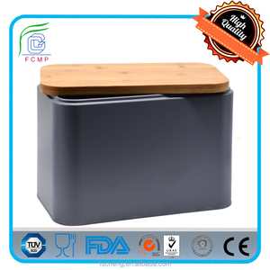 Hộp Đựng Bánh Mì Dung Tích Lớn Với Thớt Tre Hộp Đựng & Thùng Đựng Thức Ăn - Product Image 4