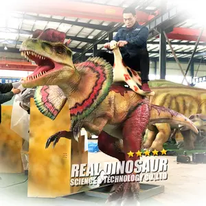 Permainan Elektronik Anak-anak Menggunakan Wahana Dinosaurus Hiburan