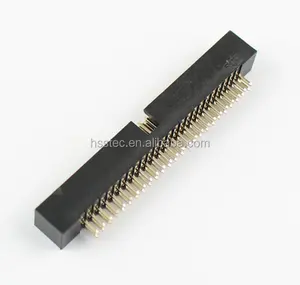 1.27mm Pitch 2x25 50 Pin Straight Male Shrouded Box Header IDC Connector DC3-50P