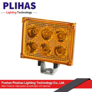 3 pulgadas 18 W 6 granos del LED trabajo luz cubo bar viga de punto Offroad LED luz de conducción para jeep coches - Product Image 1