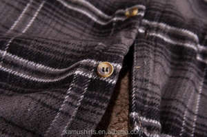 Mens Flanella Trapuntato Fodera In Sherpa Inverno Caldo <span class=keywords><strong>Camicie</strong></span> - Product Image 4