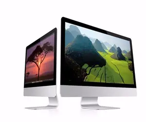 I3 i5 i7 processor 21.5 inch led desktop komputer semua dalam satu untuk dijual putih