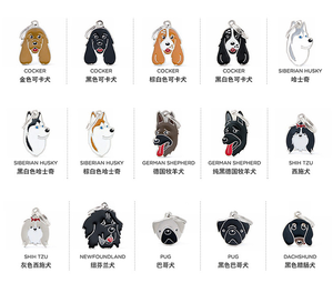 Nouveauté, pendentif en métal avec logo imprimé de forme personnalisée pour chien (<span class=keywords><strong>Scottish</strong></span> <span class=keywords><strong>Terrier</strong></span>), breloques pour chien en cadeau, collier, bracelet et porte-clés - Product Image 5