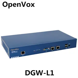 Puerta de enlace VoIP con base de Asterisk de código abierto, OpenVox DGW-L1 con 1 puerto E1/T1/PRI para sistema de teléfono IP