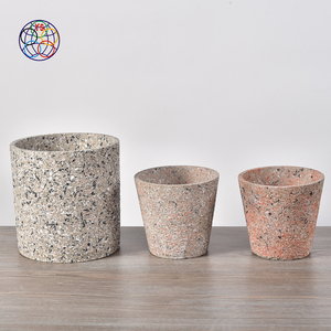 Pot de jardin rond pour plantes, logo personnalisé, décoration de maison, jardinage, macetas, moules pour jardinières <span class=keywords><strong>en</strong></span> <span class=keywords><strong>béton</strong></span>, pièces - Product Image 1