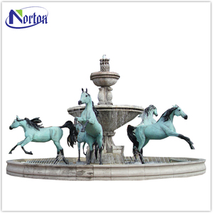 Fuente <span class=keywords><strong>de</strong></span> Agua Decorativa para Jardín, Estilo <span class=keywords><strong>Barroco</strong></span> Real Árabe, Cabeza <span class=keywords><strong>de</strong></span> Caballo <span class=keywords><strong>de</strong></span> Bronce, <span class=keywords><strong>Escultura</strong></span> NTBFO-096Y - Product Image 3