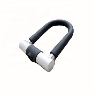 Vente en gros d'accessoires de serrure <span class=keywords><strong>à</strong></span> combinaison de vélo de type <span class=keywords><strong>U</strong></span>-4 chiffres, ABS/acier, <span class=keywords><strong>antivol</strong></span> de cycle pour VTT/vélos de route - Product Image 4