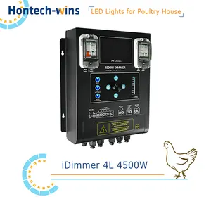 IDimmer 3L 2200W 4500W Programmable Controller Dimmer dengan 0-10V Sinyal