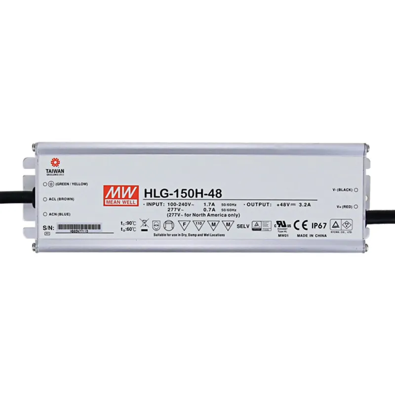 Mean well HLG-150H-48 48v 150W pwm dimmable led driver 150w 48v