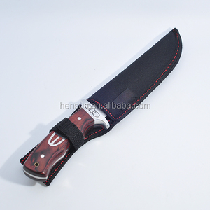 Couteau de chasse à lame fixe, motif en acier, manche en bois Pakkaw, couteau de chasse - Product Image 6