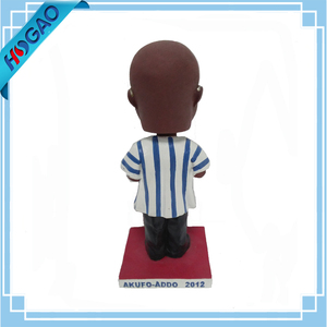 Le Président de Ghana nana akufo-addo résine tableau de bord bobble head poupées corps figurines - Product Image 5
