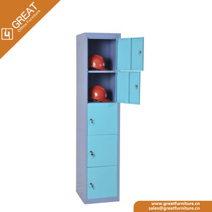 Metal estante ajustable derribar 5 puertas armario <span class=keywords><strong>de</strong></span> acero barato - Product Image 5