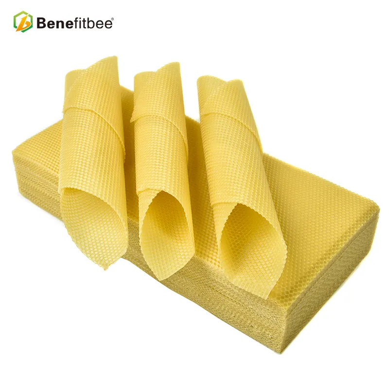 30pcs Food Grade Bees wax Honeycomb Sheets Beeswax Foundation Sheet With Natural Quality