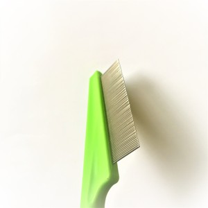 Vente en gros d'épingles en acier inoxydable avec manche en plastique Peigne à poux et poux pour chien et animaux - Product Image 4