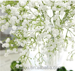 <strong>Baby</strong> <strong>Breath</strong>/Gypsophila <strong>Artificial</strong> Flowers Fake Silk Plants Wedding Party Decoration PU Real Touch Flowers DIY Home Garden - Product Image 2