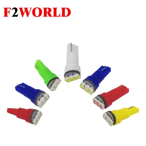 LED מושלם F2WORLD led T5 3Smd 3020/1206 אור טריז לרכב 3528 מנורת לוח מחוונים נורית חיווי מכשיר