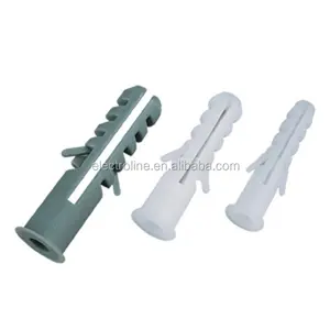 High Quality Full Size wall screw nail 100% Nylon Material Hammer Drive Anchor Plastic Wall plug