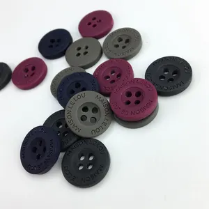 Reciclado-botones de la camisa de limpieza en seco de coser resina Botón de botones personalizados