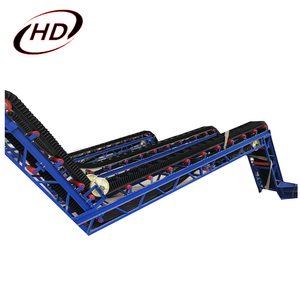 آلة ناقل حزامي عمودي بزاوية كبيرة مع قادوس مخصص - Product Image 4