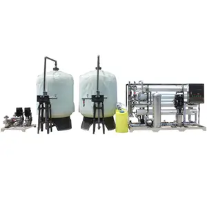 High efficient 8TPH reverse osmosis river well filter large scale water treatment plant