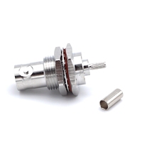 Conector de montaje de mamparo hembra LWMC BNC