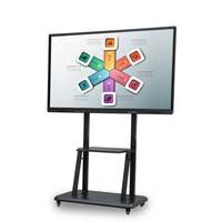 Tableau blanc interactif IR multi-tou-ch de 55 pouces, tableau blanc intelligent sans projecteur