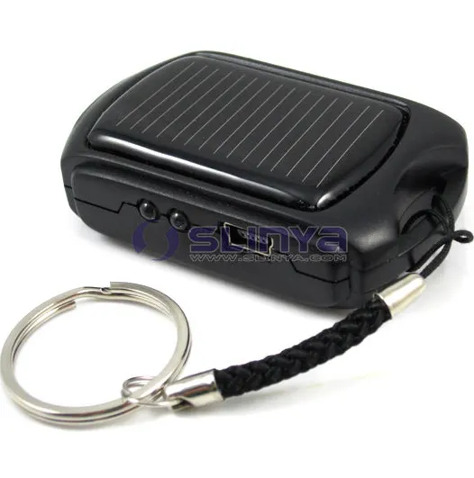 Mini Cargador Solar portátil, linterna de 3 LED, 600mAh