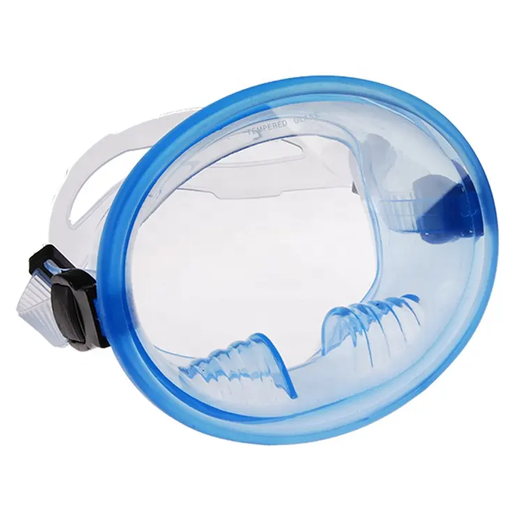 Professionale seaview 180 panoramica snorkel visione più ampia rotonda maschera subacquea