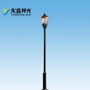 Tuin Licht Outdoor Met Q235 Staal Verlichting Pole/Lamp Post Voor Tuin