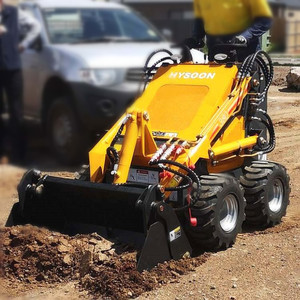 China Wielen Mini <span class=keywords><strong>Loader</strong></span> tuin apparatuur compact <span class=keywords><strong>loader</strong></span> met sneeuw blower gras cutter met Gratis Onderdelen