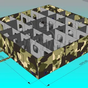 Jeu à étiquette Laser gonflable, jeux de tir laser, labyrinthe, étiquette Laser