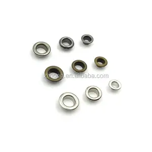 Groothandel 5mm innerlijke metalen messing oogjes met wasmachine kleine ronde metalen ringetjes