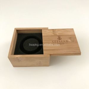 OEM Engraving Logo Storage Package Jewelry Gift Bamboo Wooden Box