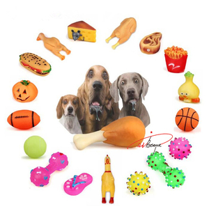 Pet Product Pet <strong>Dog</strong> Puppy Chew Toys Anti Bite <strong>Squeaker</strong> Squeaky <strong>Sound</strong> Cute Ball Vegetable Chicken <strong>Dogs</strong> Toy - Product Image 1